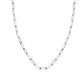ROSEFIELD Halskette Hammered Chain Necklace Silver