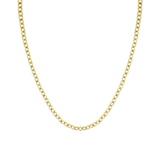ROSEFIELD Halskette Oval Chainlink Necklace Gold