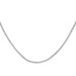 ROSEFIELD Halskette Flat Curb Necklace Silver