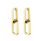 ROSEFIELD Ohrringe Dual Hoops Gold