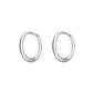 ROSEFIELD Earrings Small Hoops Silver JESHS-J582