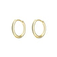 ROSEFIELD Earrings Small Hoops Gold JESHG-J581