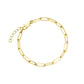 ROSEFIELD Bracelet Hammered Chain Bracelet Gold JBHCG-J595