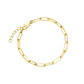 ROSEFIELD Bracelet Hammered Chain Bracelet Gold JBHCG-J595