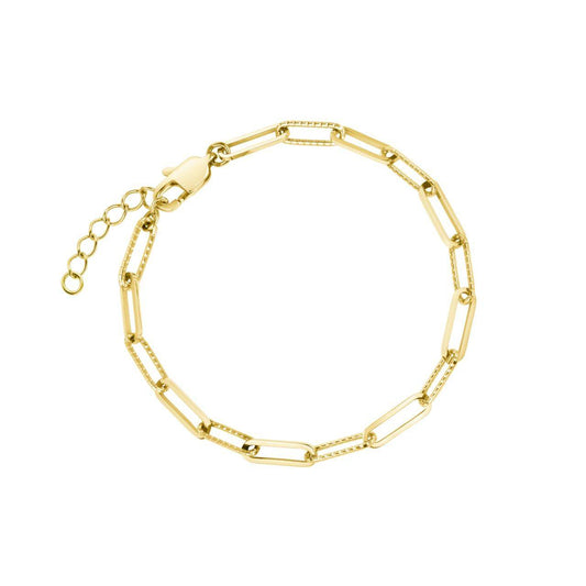 ROSEFIELD Armband Hammered Chain Bracelet Gold