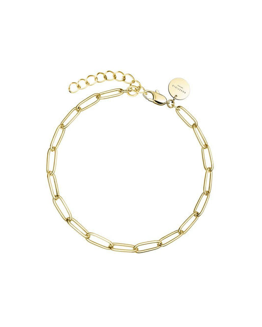 ROSEFIELD Armband Rectangle Chain Bracelet Gold
