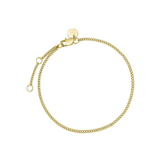 ROSEFIELD Armband Flat Curb Bracelet Gold