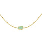 ROSEFIELD Necklace Organic Gemstone Jade Gold JNOGG-J658