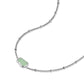 ROSEFIELD Necklace Organic Gemstone Jade Silver JNOGS-J659