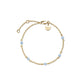 ROSEFIELD Damen Armband Gold 5 Blaue Steine JBBSG-J814