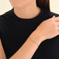 ROSEFIELD Damen Armband Gold Rosa Steine