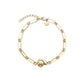 ROSEFIELD Damen Armband Sundial Muschel Gold