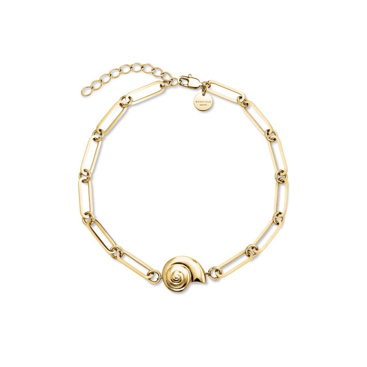 ROSEFIELD Damen Armband Sundial Muschel Gold