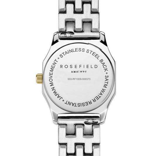 ROSEFIELD Damenuhr Gemme Weiß Bicolor Silber Gold GWSSS-G03