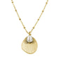 ROSEFIELD Necklace Shell with Pearl Balls Gold JSPNG-J159