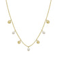 ROSEFIELD Necklace Shell and Pearl Charms Gold JMSPNG-J161