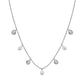 ROSEFIELD Necklace Shell and Pearl Charms Silver JMSPNS-J162