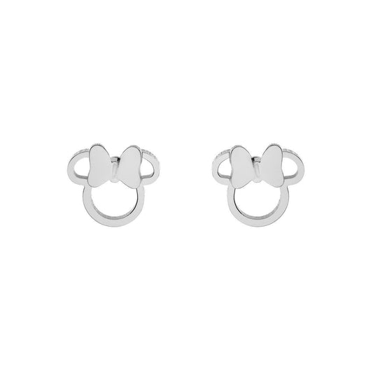 DISNEY Ohrringe MINNIE MOUSE Edelstahl Silber