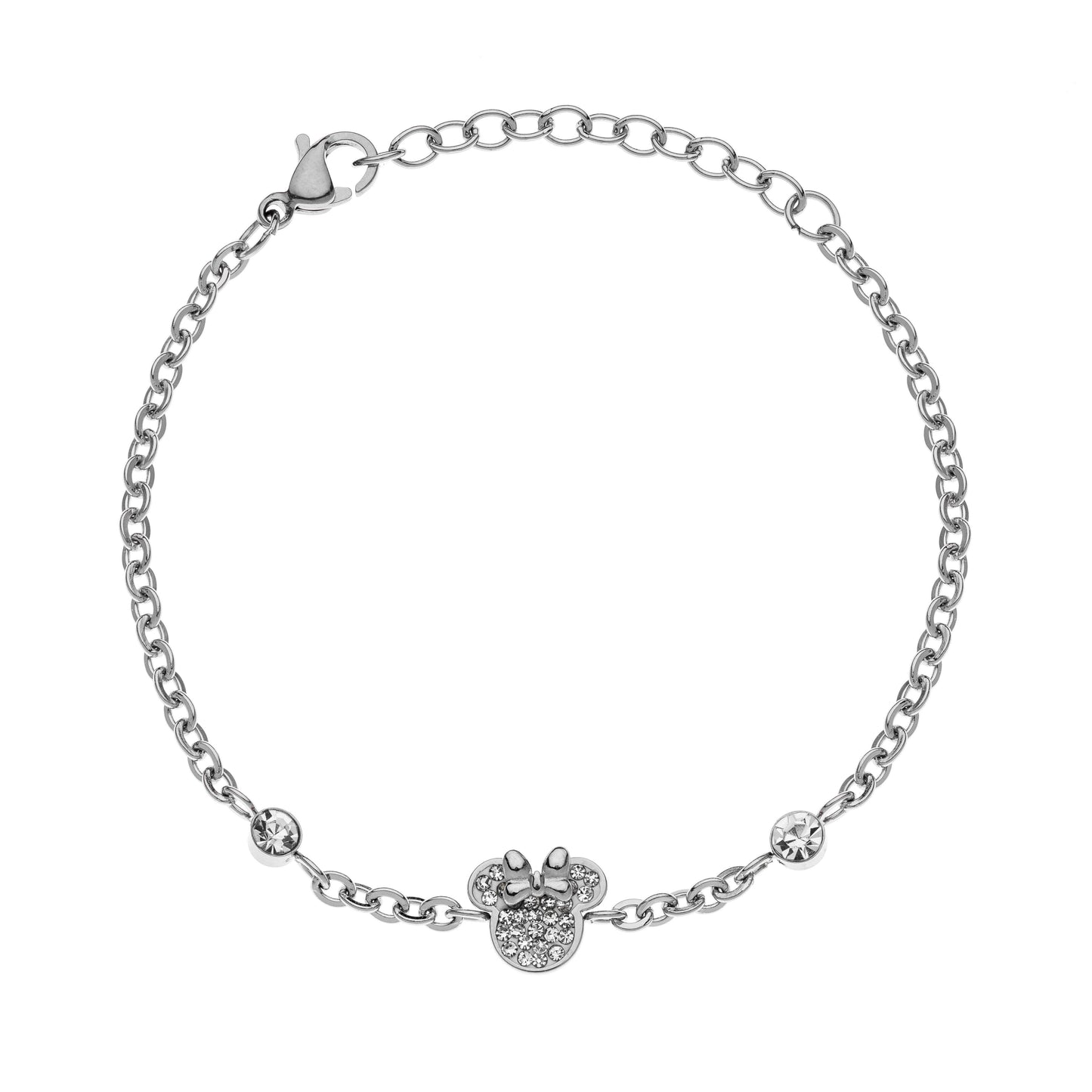 DISNEY Armband Minnie Mouse Silber Edelstahl B600589RWL-B.CS
