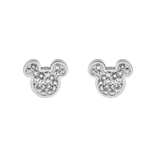 DISNEY Ohrringe Mickey Mouse Silber Edelstahl E600178RWL-B.CS