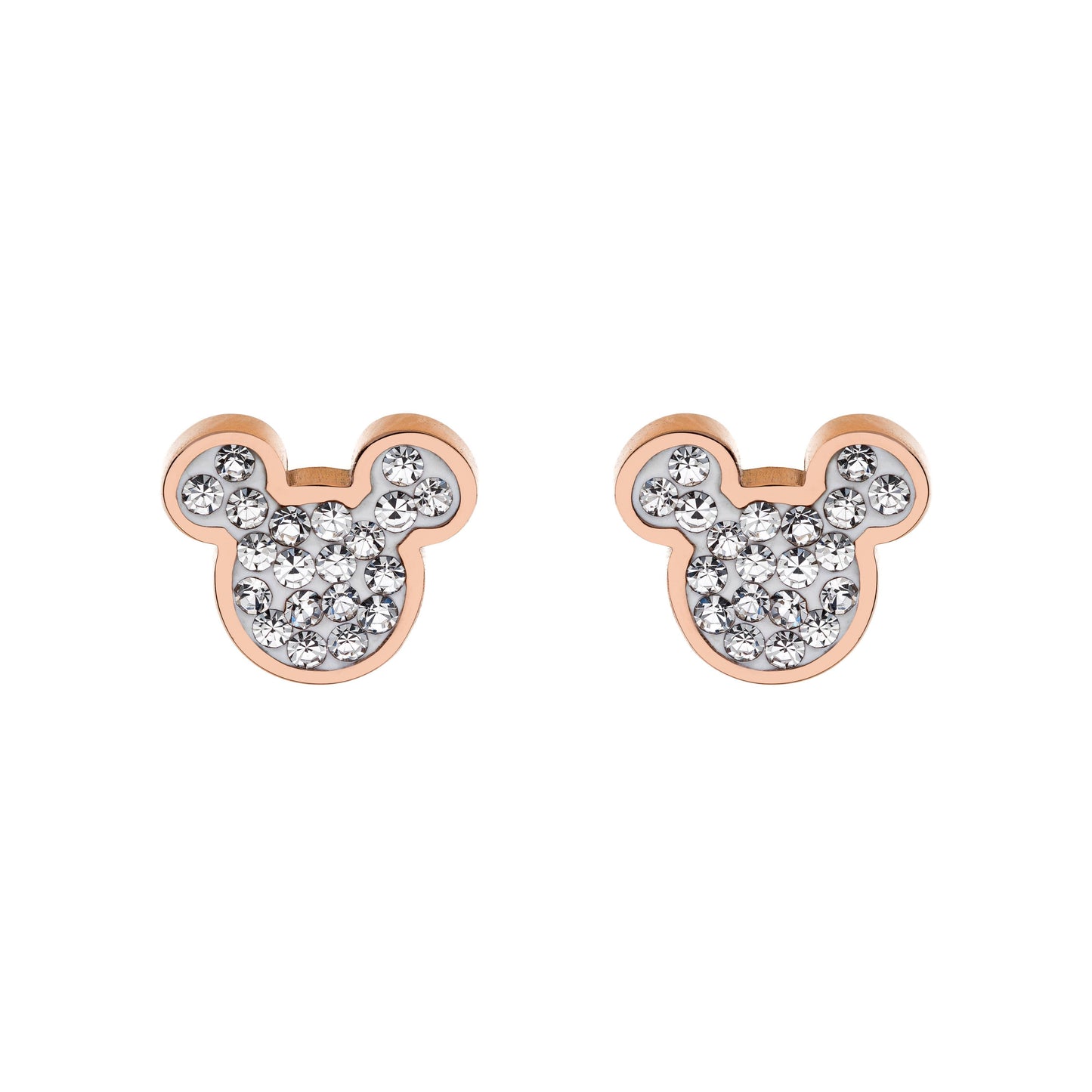 DISNEY Ohrringe Mickey Mouse Rosegold Edelstahl E600178PRWL-B.CS