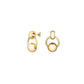 ROSEFIELD Ohrringe Chunky-Roll Gold JECEG-J894