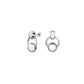 ROSEFIELD Ohrringe Chunky-Roll Silber JECES-J897