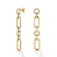 ROSEFIELD Ohrringe Octagon Gold JEOSG-J902