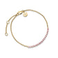ROSEFIELD Armband Tennis Rosa Gold JBTRG-J905