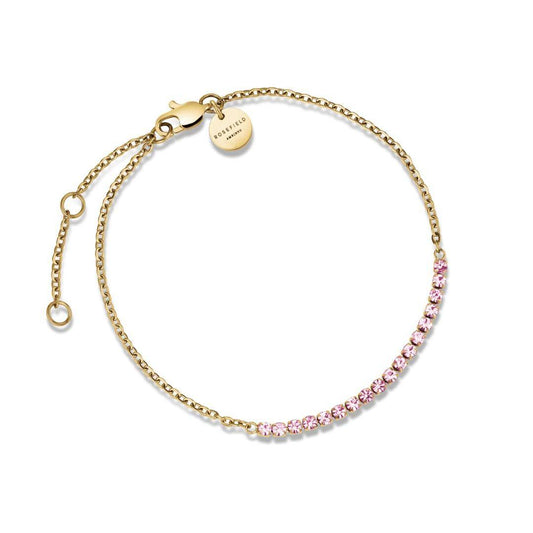 ROSEFIELD Armband Tennis Rosa Gold JBTRG-J905