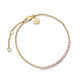 ROSEFIELD Armband Tennis Rosa Gold JBTRG-J905
