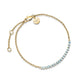 ROSEFIELD Armband Tennis Blau Gold JBTBG-J906