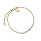 ROSEFIELD Armband Tennis Blau Gold JBTBG-J906