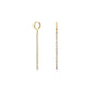 ROSEFIELD Ohrringe Tennis Gold JETCG-J916