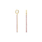 ROSEFIELD Ohrringe Tennis Rosa Gold JETRG-J917