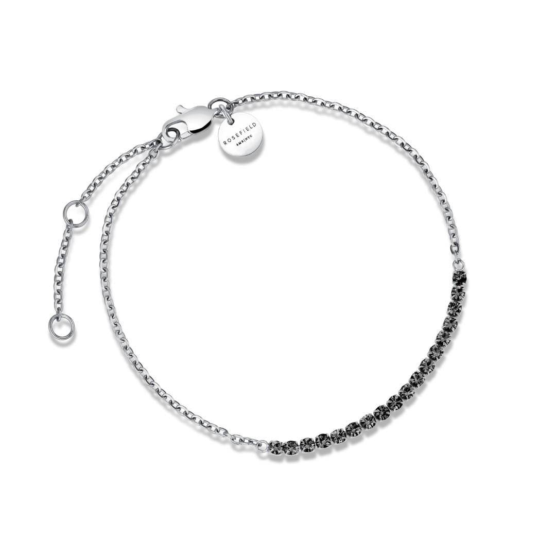 ROSEFIELD Armband Tennis Graphite Silber JBTGS-J915