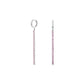 ROSEFIELD Ohrringe Tennis Rosa Silber JETRS-J923