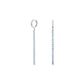 ROSEFIELD Ohrringe Tennis Blau Silber JETBS-J924