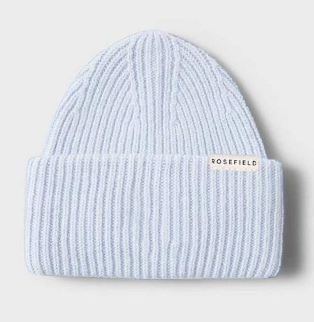 ROSEFIELD Mütze Beanie Hellblau