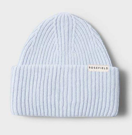 ROSEFIELD Mütze Beanie Hellblau