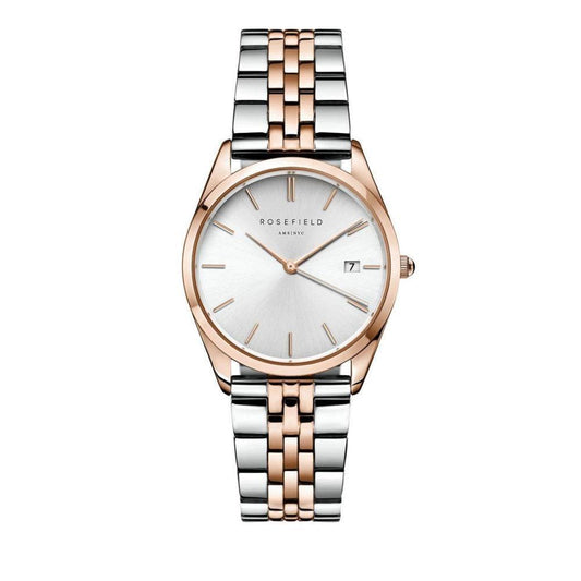 ROSEFIELD Damenuhr Ace Silber Rosegold Bicolor ACSRD-A06