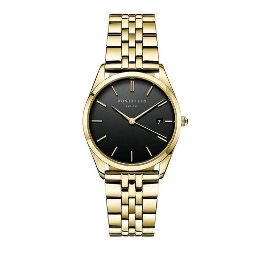 ROSEFIELD Damenuhr  Ace Schwarz Gold ACBKG-A13