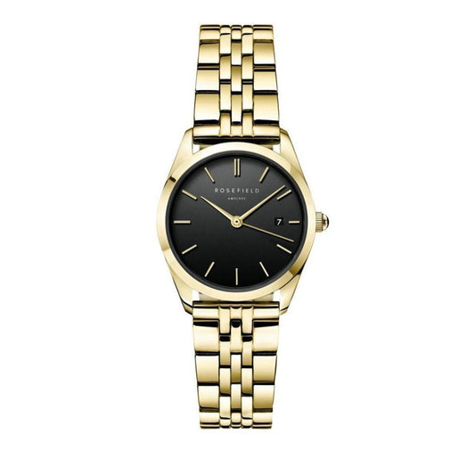 ROSEFIELD Women's Watch The Ace XS Black Steel Gold ABGSG-A19