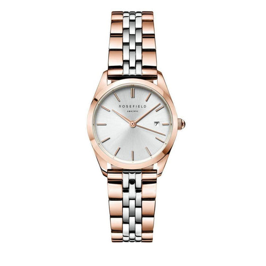 ROSEFIELD Damenuhr  Ace XS Silber Rosegold Bicolor ASRSR-A21