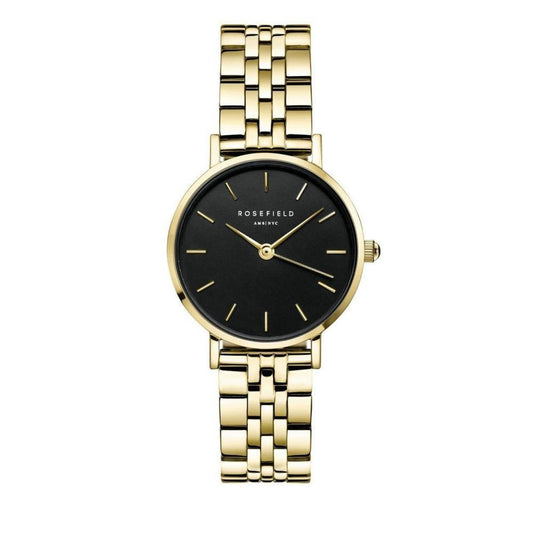 ROSEFIELD women's watch The Small Edit Black Steel Gold 26BSG-268