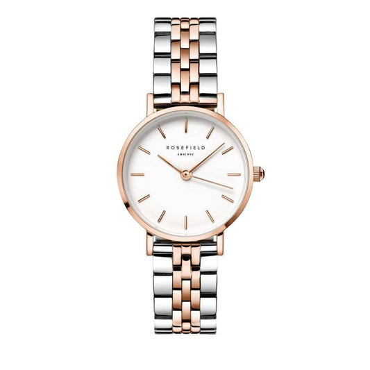 ROSEFIELD Damenuhr  Small Edit Silber Rosegold Bicolor 26SRGD-271