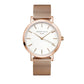 ROSEFIELD Damenuhr  MERCER Mesh Rosegold 38mm MWR-M42