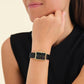 ROSEFIELD women's watch The Elles Black Sunray Black Leather Gold