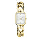ROSEFIELD Damenuhr  STUDIO Octagon XS Kettenuhr Gold eckig SWGSG-O55