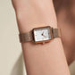 ROSEFIELD Damenuhr Octagon XS Mesh Weiß Rosegold OWRMR-O59